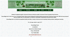 Desktop Screenshot of devonridgefarm.com